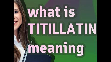 titillating meaning|tittalating journalism.